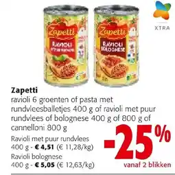Colruyt Zapetti aanbieding
