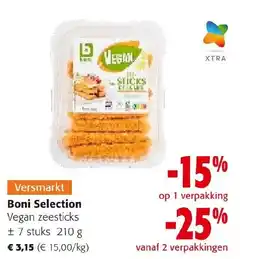 Colruyt Boni Selection Vegan zeesticks aanbieding