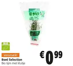Colruyt Boni Selection Bio tijm met kluitje aanbieding