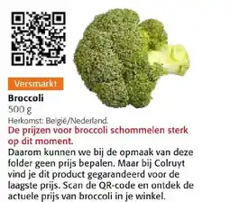 Colruyt Broccoli aanbieding