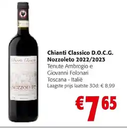 Colruyt Chianti Classico D.O.C.G. Nozzoleto 2022/2023 aanbieding