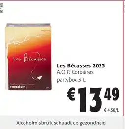 Colruyt Les Bécasses 2023 aanbieding