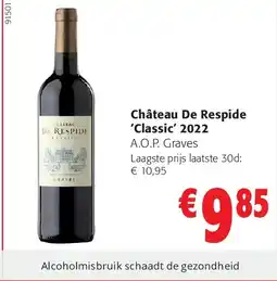 Colruyt Château De Respide ‘Classic’ 2022 aanbieding