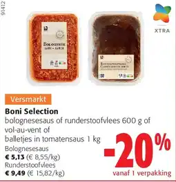 Colruyt Boni Selection Bolognesesaus aanbieding