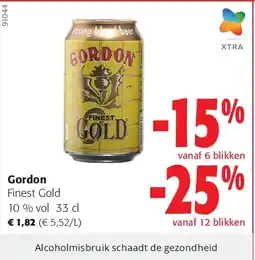 Colruyt Gordon Finest Gold aanbieding
