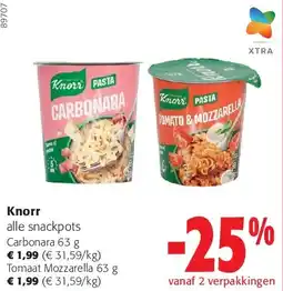 Colruyt Knorr Carbonara 63 g aanbieding
