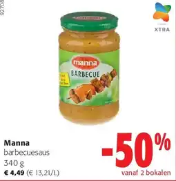 Colruyt Manna barbecuesaus 340 g aanbieding