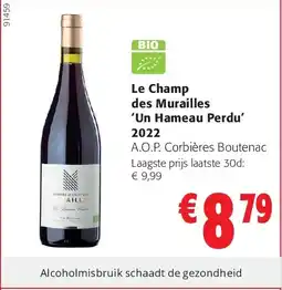 Colruyt Le Champ des Murailles ‘Un Hameau Perdu’ 2022 aanbieding