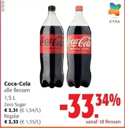 Colruyt Coca-Cola Zero Sugar aanbieding
