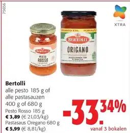 Colruyt Bertolli Pesto Rosso 185 g aanbieding