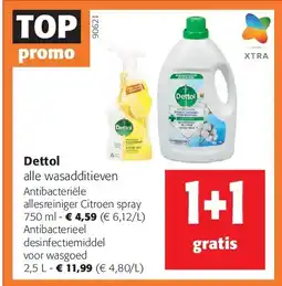 Colruyt Dettol Antibacteriële allesreiniger Citroen spray 750 ml aanbieding