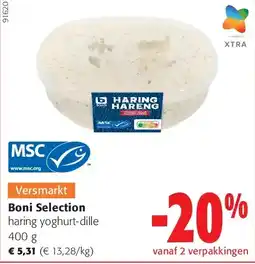 Colruyt Boni Selection haring yoghurt-dille 400 g aanbieding