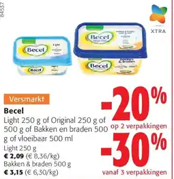 Colruyt Becel Light 250 g aanbieding