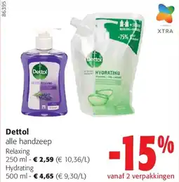 Colruyt Dettol Relaxing 250 ml aanbieding