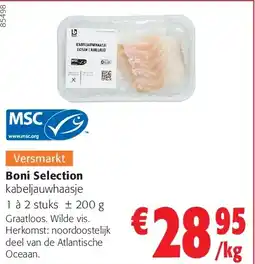 Colruyt Boni Selection kabeljauwhaasje aanbieding