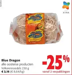 Colruyt Blue Dragon alle oosterse producten Volkorennoedels 230 g aanbieding