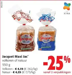 Colruyt Jacquet Maxi Jac’ Volkoren aanbieding