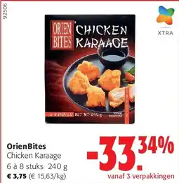 Colruyt OrienBites Chicken Karaage 6 à 8 stuks 240 g aanbieding