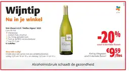 Colruyt Viré-Clessé A.O.P. ‘Vieilles Vignes’ 2023 aanbieding