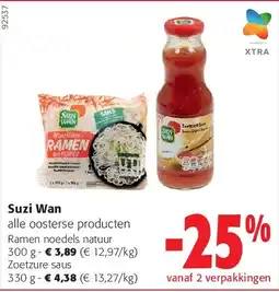 Colruyt Suzi Wan Ramen noedels natuur 300 g aanbieding