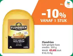 Comarkt Flandrien licht gerijpte kaas sneden aanbieding