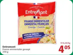 Comarkt EntreMont Franse Emmentaler Geraspt aanbieding