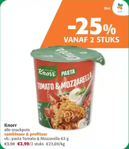 Comarkt Knorr Alle Snackpots aanbieding