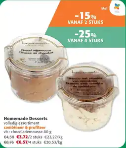 Comarkt Homemade Desserts aanbieding
