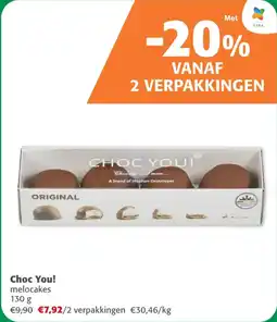Comarkt Choc You! Melocakes aanbieding