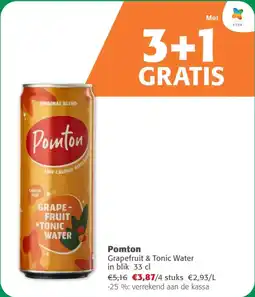 Comarkt Pomton Grapefruit & Tonic Water aanbieding