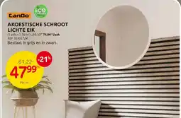 BricoPlanit CanDo Akoestische Schroot Lichte Eik aanbieding
