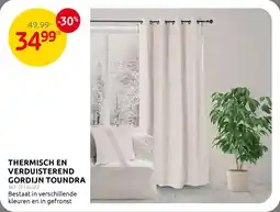 BricoPlanit Thermisch en Verduisterend Gordijn Toundra aanbieding