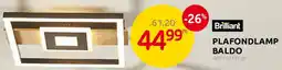 BricoPlanit Brilliant Plafondlamp Baldo aanbieding