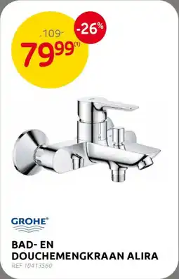 BricoPlanit Grohe Bad en Douchemengkraan Alira aanbieding
