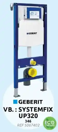 BricoPlanit Geberit Systemfix UP320 aanbieding