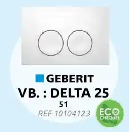 BricoPlanit Geberit Delta 25 aanbieding