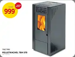 BricoPlanit Tectro pelletkachel TBH 570 aanbieding