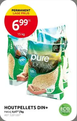 BricoPlanit Houtpellets Din+ aanbieding