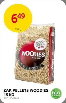 BricoPlanit Zak Pellets Woodies aanbieding