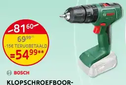 BricoPlanit Bosch Klopschroefboormachine Easyimpact 40 aanbieding