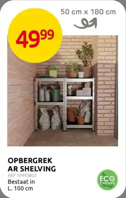 BricoPlanit Opbergrek Ar Shelving aanbieding