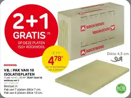 BricoPlanit Platen ISO+ Rockwool aanbieding