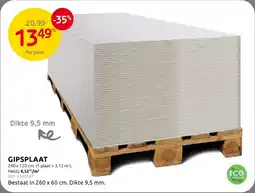 BricoPlanit Gipsplaat aanbieding