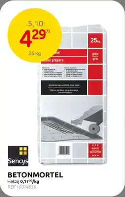 BricoPlanit Sencys Betonmortel aanbieding