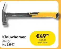 Toolstation Klauwhamer aanbieding