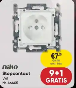 Toolstation Niko Stopcontact aanbieding