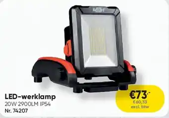 Toolstation LED-werklamp aanbieding