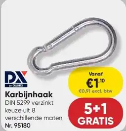 Toolstation Karbijnhaak aanbieding