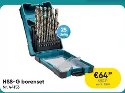 Toolstation HSS-G borenset aanbieding