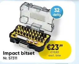 Toolstation Impact bitset aanbieding